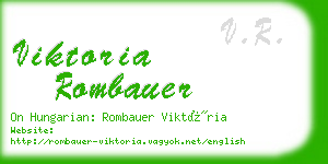 viktoria rombauer business card